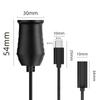 Cable de extensión PD tipo C a encendedor de cigarrillos, cargador de encendedor de cigarrillos para coche, cable de alimentación de conversión pdTipo-c