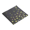 En Stock Transfronterizo Servilletas Negras con Sello Dorado Toallas de Papel Desechables para Fiestas de Cumpleaños, Hoteles y Restaurantes 25*25cm