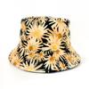 Otoño e invierno nuevo sombrero de cuenca moda sombrero para el sol sombrero de pescador de leopardo de doble cara sombrero casual para el sol bolso de combinación de moda para mujer