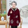 Ropa de Otoño e Invierno para la Abuela 60 años 70 años Abrigo para Madre Talla Grande Ropa para Mujer Talla Grande Sra.