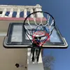 Cesta de Basquete de Parede para Uso Doméstico, Adequada para Crianças e Adultos, Altura Ajustável, Aro de Basquete de Parede Padrão para Treinamento Interno e Externo