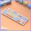 Teclado Mecânico Colorido Cross-border Viper K98 Bluetooth Sem Fio 2.4G Modo Duplo Botão Giratório Sensação Mecânica Teclado de Filme Jogo Escritório