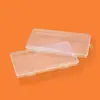 1.5 PP Alto Rectangular Gancho Caja de Plástico Transparente Caja de Empaque para Juguetes Papelería Tarjetas Caja de Almacenamiento para Joyería Ferretería