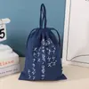 Bolsa Portátil con Cordón Joyería Empaque de Joyería Almacenamiento Bolsa con Cordón Audífonos Cosméticos Regalo Bolsa de Almacenamiento Portátil