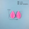 Flor peonía rosa Tulipán Lirio flor de ciruelo molde de silicona para azúcar molde de silicona para imprimir en relieve pasteles molde con clip
