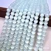 Cuentas Sueltas de Piedra Ojo de Gato de Vidrio de Alta Calidad, Cuentas Redondas de Vidrio, Pulseras de Abalorios Hechas a Mano para Bricolaje, Joyería, Accesorios para Ropa, Materiales