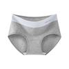 Otoño e Invierno Nuevo Algodón Amigable con la Piel Sin Costuras Algodón Puro en la Entrepierna Niñas Cintura Media-Alta Entrepierna Extendida Algodón Transpirable Ropa Interior para Mujer