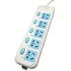 Panel de conexión inalámbrico de 2500W 155 con interruptor independiente de cinco posiciones puerta de seguridad enchufe de 25 orificios