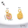 Esperando el estilo ins chino colgante de caramelo de diamante accesorios de joyería diy de oro vietnamita colgante de planeta rosa feliz