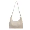 Bolso Cruzado Casual Versátil de Color Sólido, Gran Capacidad, Textura Retro para Mujer, Bolso de Hombro Único para Viajes Diarios, Personalidad