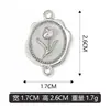 Colgantes de tulipán multicolor nacarados para pulseras DIY, colgantes para collares, accesorios de joyería, disponibles para pedidos al por mayor mixtos, venta directa del fabricante, transfronterizo
