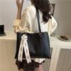 Otoño Retro Nuevo Gran Capacidad Mujer 2025 Nueva Moda Casual Color Sólido Bolso Tote de Hombro Axila