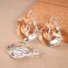 Iluminação pingente corte scallop 50mm contas de vidro cristal contas de cortina acessórios para joias diy material atacado