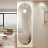 Pantalla Divisoria de Madera Maciza Japonesa con Vidrio Corrugado al Agua Moderna Minimalista Sala de Estar Entrada Decoración Popular B&B
