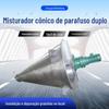 Misturador cônico de dupla rosca pó pó pó seco Misturador vertical misturador cônico de dupla rosca