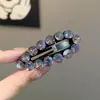 Acessórios de Cabelo Estilo Dongdaemun Coreano Super Brilhantes Presilha de Cabelo com Strass Cristal Presilha Bico de Pato Presilha Lateral Presilha BB Penteador Ornamento de Cabelo