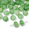 10x8mm Vidrio Manchado Espolvoreado con Oro Ábaco Vidrio Cuentas Sueltas Hecho a Mano DIY Pulsera Collar Joyería Material para Cuentas