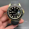 Laojia Yacht Master Bisel Cerámico Yacht Platino Automático Mecánico Hombres Luminoso Resistente al Agua Correa de Goma