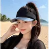 Sombrero Visera para Hombres y Mujeres, Sombrero de Playa de Verano con Protección Solar, Sombrero para el Sol Deportivo para Correr con Protección UV