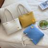 Bolso de Mano Grande para Mujer 2024 Otoño Nuevo Girasol Commuter Ins Acolchado Tote Pequeño Fresco Bolso de Hombro