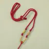 Cordão para colar com nó de flor de pessegueiro feito à mão, cordão trançado resistente ao desgaste, produto semiacabado adequado para enfiar cordões de colar de jadeíta, atacado