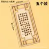 Decorações de Bolo de Lua Cheia de Bebê Cobra Estilo Chinês Moderno Ornatos Rochedo Leque Dobrável Nuvem Auspiciosa Tela de Madeira Topper de Sobremesa