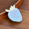 Dulce Corazón Girly Lindo Crema Fresa Ácido Acético Pasador Fruta Dibujos Animados Versátil Lateral Pinza de Pato