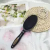 @Venda Quente no Varejo Pente Preto Dourado para Mulheres, Pente Alisante de Cabelo, Pente com Airbag de Massagem, Pente Alisador, Pente para Cachear, Escova Raquete 50X