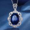Zhuang Shengsheng Jóias Cobre Fundo Banhado A Ouro Simulação Cor Tesouro Elegante Luxo Grande Denier Conjunto Pedra Principal 15*20