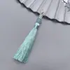 Guanshanyue 8cm Broche de Langosta Borla de Hilo de Poliéster para Ropa Infantil Falda con Cara de Caballo Borla Dinastía Han Accesorios de Cheongsam Solapa