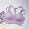Conjunto de Sujetador Deportivo para Mujer Estampado de Leopardo Correa Delgada Espalda Hermosa Sexy Secado Rápido Transpirable Rodillo de Hierro Ropa Interior de Yoga Chaleco Deportivo