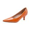 Sapatos Femininos Versáteis de Bico Fino com Salto Fino, Salto Alto Baixo 2026, Novo Estilo Sexy de Primavera, Sapatos de Trabalho em Couro Macio