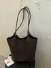 Bolsa de Padrão Tecido de Alto Valor 2026 Outono Inicial Nova Elegante para o Dia a Dia Bolsa de Ombro Rústica Chique Bolsa Tote Saco