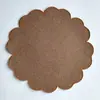 Manteles individuales multicolores con forma de flor, de cáñamo sintético, alfombrillas antideslizantes y resistentes al calor estilo japonés, alfombrillas para cuencos domésticos, posavasos, alfombrillas decorativas para mesa de comedor estilo occidental