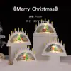 Lampião de vento de Natal atacado Iluminação de feriado de Natal Decorações de atmosfera Feliz Natal