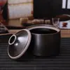 Mesa de Centro para Sala de Estar Doméstica Cinzeiro de Cerâmica Anti-Poeira com Tampa, Cinzeiro Elegante de Estilo Antigo para Escritório