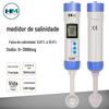 SB1500PRO com detector de salinidade de colher detecção de qualidade da água de alta precisão com colher aquicultura caneta de detecção TDS