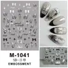 Pegatinas de Uñas con Relieve Mariposa Estilo Nacional Dibujos Animados Navidad Florales Pegatinas para Uñas de Niños Diario Funda de Teléfono Móvil Maquillaje DIY