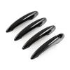 Adecuado para BMW MINI R50 R53 R56 manija de puerta de coche negro brillante pegatina de tapa de tanque de combustible patrón de fibra de carbono decoración