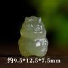 Envío Gratis Jade Hetian Cuentas Dispersas Goteando Verde Agua Soleado Tallado Dragón del Zodíaco Nube Trasera Xiaolong DIY Accesorios para Pulsera Cuentas Espaciadoras