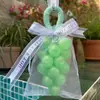 Sabonete Artesanal Cacho de Uva Pérola Transfronteiriço Presente de Feriado Sabonete de Cristal Fruta Artificial Sabonete com Óleo Essencial Sabonete Decorativo Lembrança