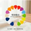 Púas de guitarra de celulosa al por mayor, púas mate, púas de guitarra de color sólido ABS, colores personalizados disponibles, fabricante al por mayor
