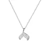 Colar de Cauda de Peixe Totalmente Cravejado de Diamantes de Artesanato Fino Popular Transfronteiriço para Mulheres, Estilo Coreano, Estilo Ins, Elegante, Moderno, Único, Corrente para Clavícula Versátil Atacado
