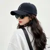 Chapéu Feminino 2026 Novo Estilo Boné de Baseball Emagrecedor Facial Aba Larga Rosto Grande Alargado Boné Plano Versátil Casual Masculino