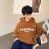 [Beneficio de Código Rompedor] Sudadera con Capucha para Niño Espesada 2022 Nueva Ropa para Niños Chaqueta de Terciopelo de Color Puro Estilo K para Niños