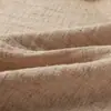 Tecido de Linho-Algodão Espesso de 396g para Bolsas, Almofadas, Tecidos de Sofá, Tecido Jacquard de Algodão-Linho Tingido na Massa