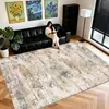 Alfombra lavable para sala de estar de imitación cachemira, cobertura completa de área grande, tapete de piso de estilo étnico europeo vintage, suministro directo transfronterizo