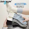 Calcetines bordados Zobalen de algodón puro, calcetines de media pantorrilla para mujer, diseño de letras, modernos, versátiles, adecuados para primavera y otoño, deportivos, con bloques de color y estilo preppy