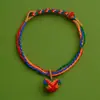 Pulseira de Corda Colorida do Festival do Barco Dragão Corda Vermelha Tecida à Mão Infantil Bebê Pequeno Zongzi Corda de Mão Presente de Lote Festival de Maio