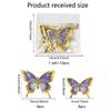 PY3023 Azul Phnom Penh Flor 3D Mariposa Adhesivo de Pared Fondo Sala de Estar Dormitorio Decoración Simple del Hogar Adhesivo de Pared